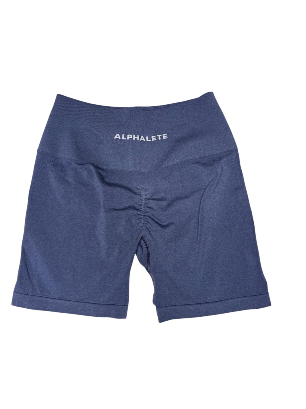 Alphalete Amplify Blue Butt Scrunch Biker Shorts